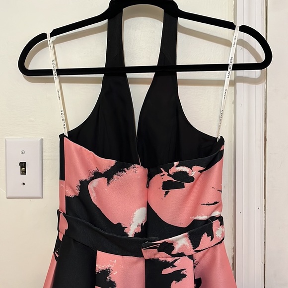 Halston Heritage Floral Halter Dress - Picture 9 of 12